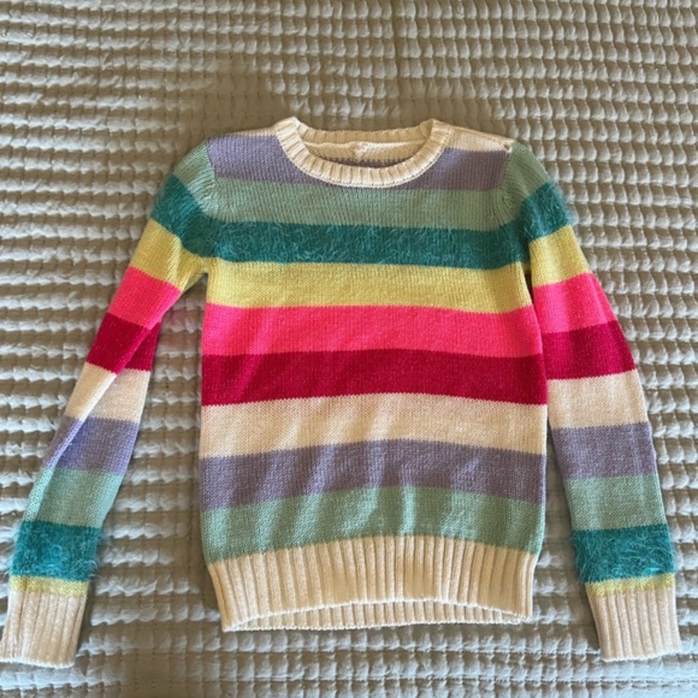 Colorful Striped Kids Sweater